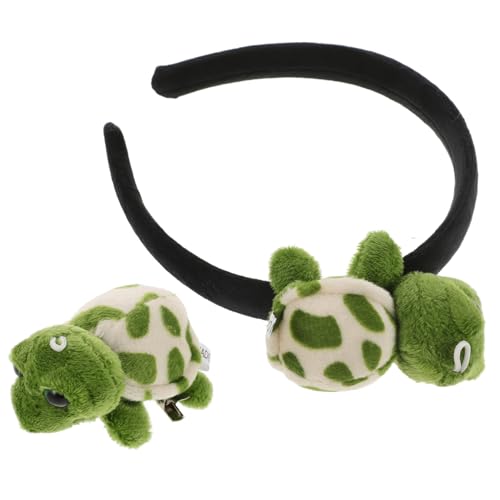 FOMIYES Schildkröten-stirnband Aus Cartoon-schildkröte Kopfbedeckung Halloween Stirnband Party Accessoire Süße Für Festivals Und Kostüme von FOMIYES
