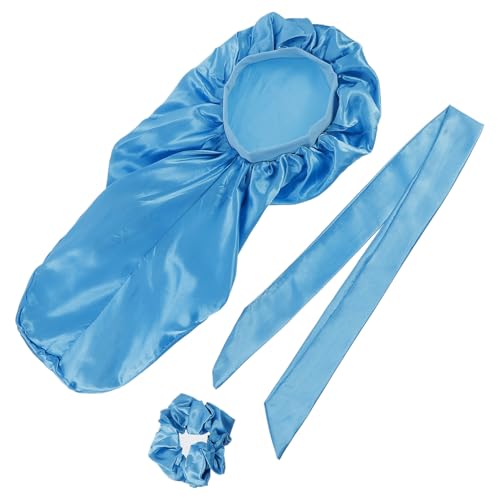 FOMIYES Seiden-haarpflegehauben Mit Gummiband Nachtschlafmütze Einheitsgröße Bequem Für Lockiges Haar Für Damen von FOMIYES