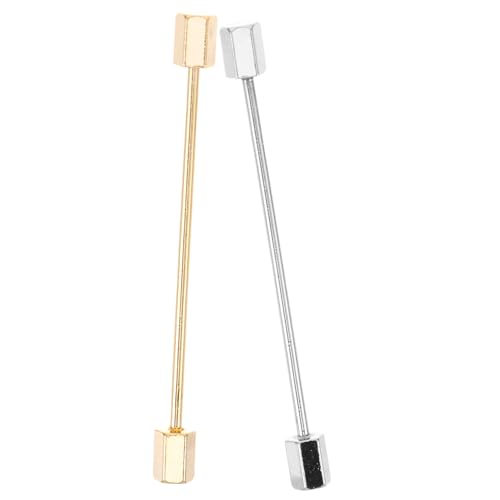 FOMIYES 2stücke Kragen Pins Für Herren Aus Metall Zum Tragen Hemdkragen Für Formelle Anlässe Wie Hochzeiten Und Kostümpartys Langlebig Und Einfach Zu Bedienen von FOMIYES