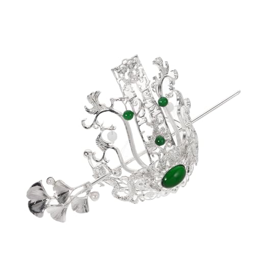 FOMIYES Haarnadel-set Im Antiken Stil Chinesische Hochzeits-bräute Haarschmuck Die Krone Chinesische Quaste Haarschmuck Herren-kopfbedeckung von FOMIYES