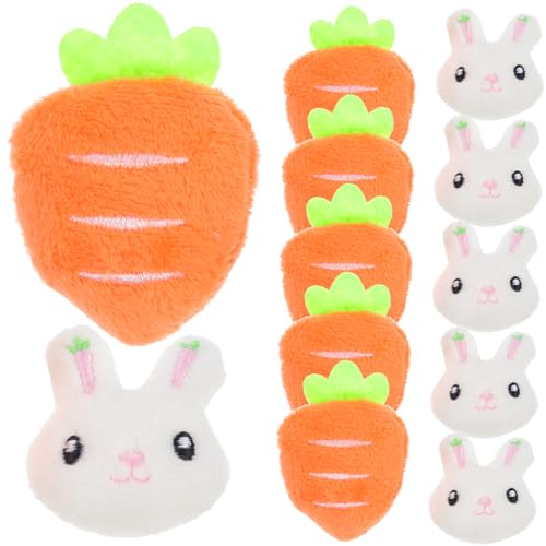 FOMIYES 12stücke Cartoon Kaninchen Karotte Form Brosche Brustnadel Reverspin Anstecknadel Kleideraccessoires Ornament Für Bankette Cosplay-partys Jubiläen von FOMIYES