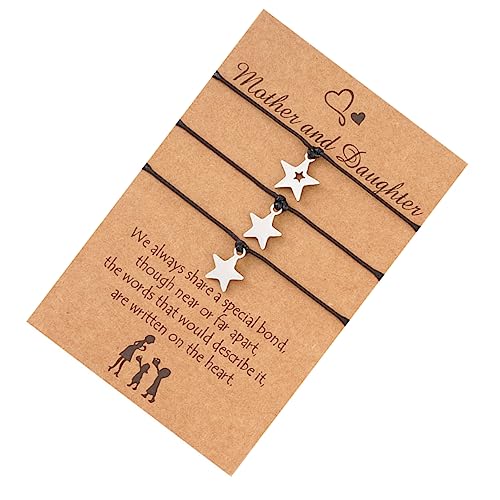 FOMIYES 1 Satz Mutter Armband mit Fünfzackigem Stern Verstellbar Langlebig Perfektes für Muttertag oder Weihnachten Auffällig für Jede Gelegenheit von FOMIYES