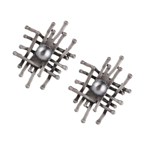 FOMIYES 1 Satz Perlen Brosche Geometrische Brustnadel Für Damen Diy Dekoration Für Kleidung Hüte Taschen Modisches Accessoire Für Winter 2 Stück von FOMIYES