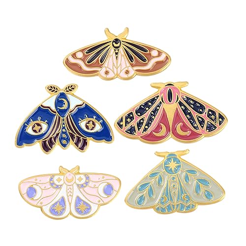 FOMIYES 1 Satz Teiliges Broschen Legierung Kreative Insektenmotiven Für Kleidung Schals Hüte Modisches Accessoire Dekoration Für Taschen 5 Stück von FOMIYES