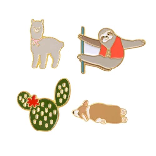 FOMIYES 1 Satz Teiliges Cartoon Faultier Broschen für Freunde Lustige Abzeichen für Kleidung Taschen Accessoires Langlebig von FOMIYES