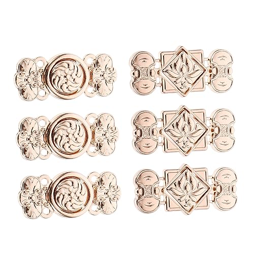 FOMIYES 1 Satz Teiliges Retro Metal Clip Für Cardigans Pullover Schals Dekorative Verschlüsse Für Umhänge Eleganter Praktische Anwendung 6 Stück von FOMIYES