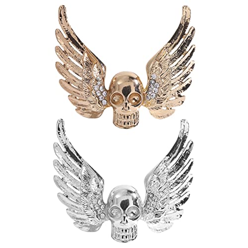 FOMIYES 1 Satz Teiliges Vintage Brosche Mit Engelsflügeln Und Anstecknadel Für Kleidung Schals Hüte Und Rucksäcke Stilvolle Accessoires Für Damen Und Herren 2 Stück von FOMIYES