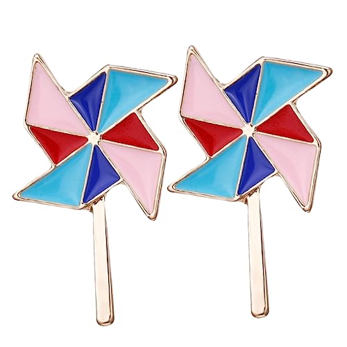 FOMIYES 1 Satz Teiliges Windmühlen Broschen Cartoon Badge Für Jacken Kreative Anstecknadeln Für Damen Herren Langlebiger Sicherer Kleidungsschmuck Bunten Designs 5 Stück von FOMIYES
