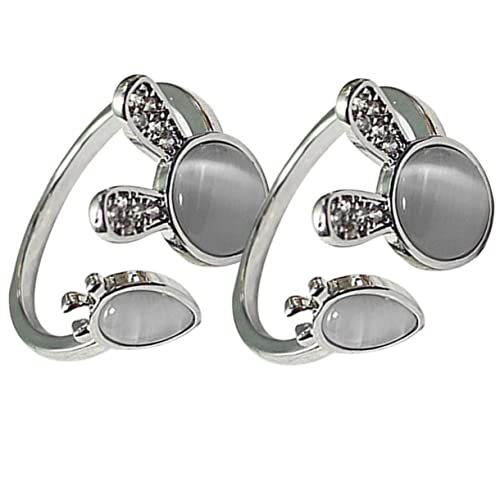 FOMIYES 1 Satz Verstellbare Karotten Kaninchen Ringe Für Damen Teiliges Minimalistische Schmuckstücke Hochwertigem Leicht Und Langlebig Für 2 Stück von FOMIYES