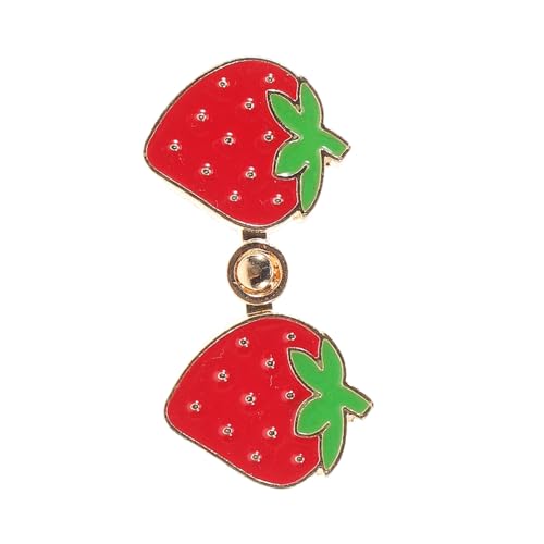 FOMIYES Taillenspanner-clip Für Hosen Erdbeer-knopfnadeln Für Jeans Ersatz-hosenclips Taillenmieder-clip Hosen-taillenspanner Einfache Installation Bezauberndes Design Anwendung von FOMIYES