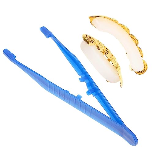 FOMIYES Goldzähne Für Männer Falsche Zähne Für Frauen Punk-zahnschmuck Grillzähne Für Männer Halloween-accessoire Cosplay-zubehör Party-aufnäher Fälschbare Zahnkappen von FOMIYES