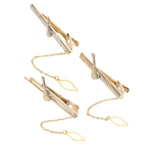FOMIYES 1 Set Krawattenklammern Elegante Krawattenklammer Für Herren Mit Musikinstrument Violine Und Gitarre – Kupfer Krawattenverschluss Für Business Bühnenauftritte Und Konzerte von FOMIYES