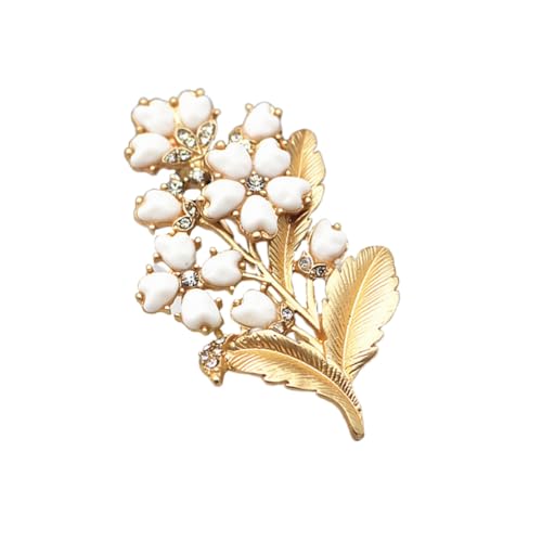 FOMIYES 1 Stück Blumenform Brosche Retro Anstecknadel Legierung für Damen Accessoire zur Dekoration von Kleidung Schals oder Taschen von FOMIYES