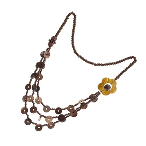 FOMIYES 1 Stück Boho Ethnic Halskette Kokosnuss Holzperlen Handgefertigt Retro Design Modisches Accessoire für Strand Alltag für Damen und Besondere Anlässe FOMIYES 1 Stück Boho Ethnic Halskette Kokosnuss Holzperlen Handgefertigt Retro Design Modisches Accessoire für Strand Alltag für Damen und Besondere Anlässe von FOMIYES