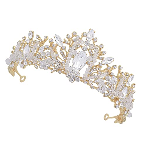 FOMIYES 1 Stück Brautkrone Stirnband Luxus-brautkopfschmuck Diademe Für Mädchen Stilvoll Barocker Jahrgang Braut- Prom Haarzubehör Diamant -kopfbedeckung Prinzessin Krone Weiß Legierung FOMIYES 1 Stück Brautkrone Stirnband Luxus-brautkopfschmuck Diademe Für Mädchen Stilvoll Barocker Jahrgang Braut- Prom Haarzubehör Diamant -kopfbedeckung Prinzessin Krone Weiß Legierung von FOMIYES