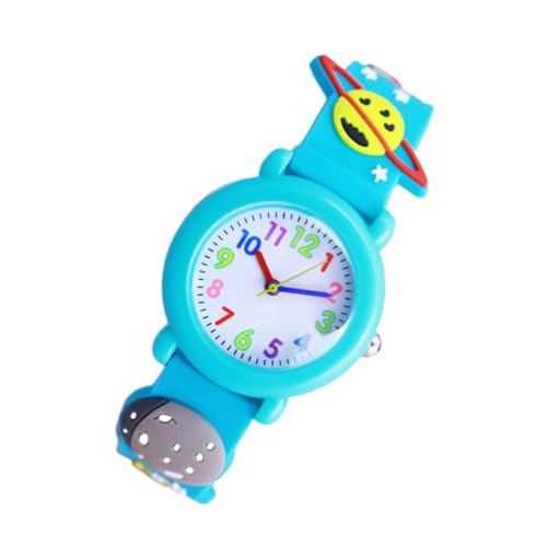 FOMIYES 1 Stück Cartoon Armbanduhr Silikonband Lustige Lernuhr für Jungen Präzise Quarzbewegung Zeitverständnis Stylisches Kinderaccessoire von FOMIYES