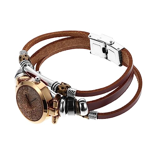 FOMIYES 1 Stück Damen Armbanduhr Echtem mit Armband Vielseitige Uhr für Verschiedene Anlässe Leicht Verstellbar Komfortabel von FOMIYES