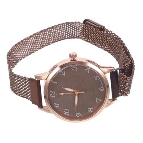 FOMIYES 1 Stück Damenuhr Betrachten Mode Für Armband Frauen Beobachten Einfache Uhr Coffee Pu-Kunstleder von FOMIYES