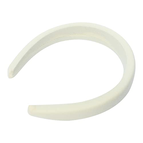 FOMIYES 1stk Dickes Schwamm-stirnband Satin-haargummis Breites Stirnband Geschwollen Gepolsterter Haarreif Stirnbänder Aus Metall Für Damen Haarschmuck Mädchen Tuch (polyester) Breitseite von FOMIYES