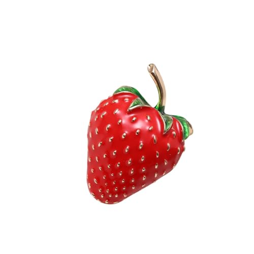 FOMIYES 1 Stück Erdbeer Brosche Dekorative Corsage Anstecknadel für Mädchen Schmuck für Kleider Schals und Taschen Kreatives und Stilvolles Design Vielseitig Einsetzbar von FOMIYES