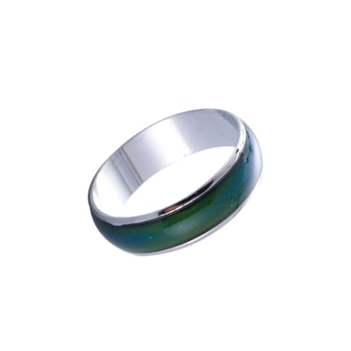 FOMIYES 1 Stück Farbwechsel Innendurchmesser Stimmungsring für Frauen Kreatives für Geburtstage Festivals Temperaturabhängige Farbänderung Einfaches Stilvolles Design von FOMIYES