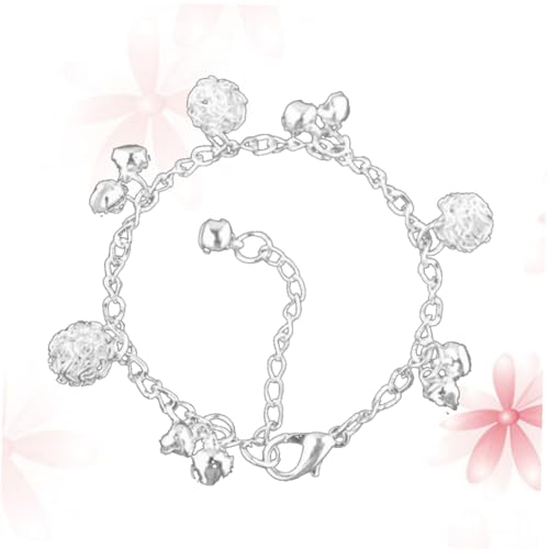 FOMIYES 1 Stück Glockenlegierungsarmband armschlinge Verstellbare Armbänder Legierungsarmbänder verstellbarer Armreif versilberter Schmuck von FOMIYES