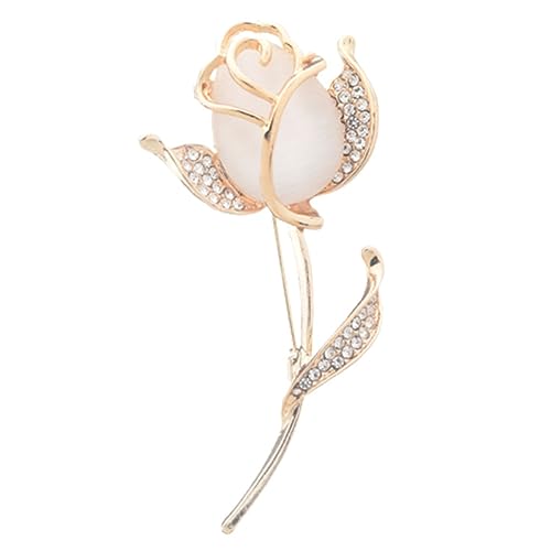 FOMIYES 1 Stück Goldene Brosche Legierung mit Opal für Frauen Elegantes Design für Kleidung Taschen und Accessoires für Hochzeiten Geburtstage und Besondere Anlässe von FOMIYES
