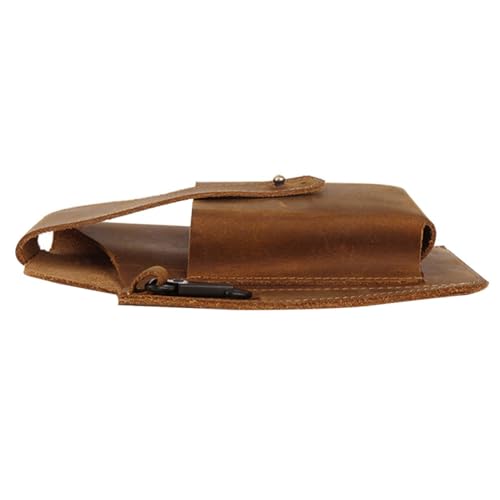 FOMIYES 1 Stück Hochwertige Cowhide Bauchtasche für Herren Robuste wasserdichte Hüfttasche für Handy Schlüssel und für Reisen Freizeit und Täglichen Gebrauch von FOMIYES
