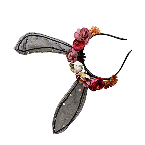 FOMIYES Feen-kostüm-zubehör Haarband Mit Ohren Blumen-stirnband Für Damen Einheitsgröße FOMIYES Feen-kostüm-zubehör Haarband Mit Ohren Blumen-stirnband Für Damen Einheitsgröße von FOMIYES
