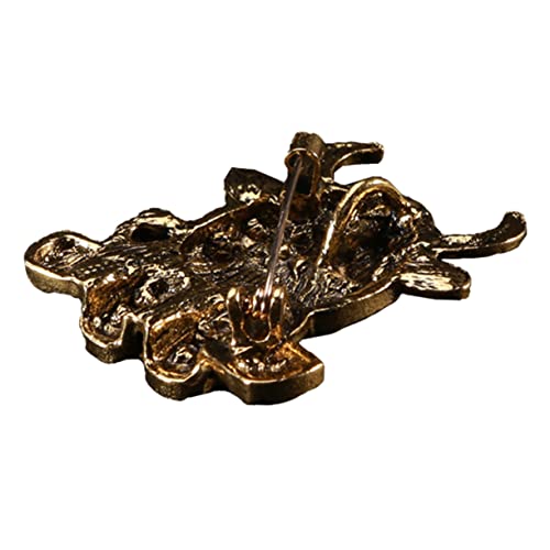 FOMIYES 1 Stück Kuhform Brosche Legierung mit Glitzerstein Niedliches Cartoon Design für Damen Accessoire für Kleidung für Hochzeiten Geburtstage und Partys von FOMIYES