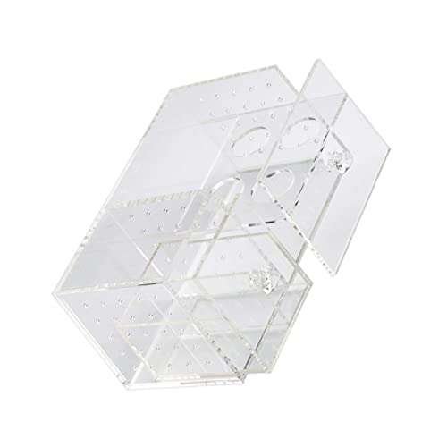 FOMIYES 1 Stück Make Up Aufbewahrungsbox Transparenter Behälter Puderquastenhalter Wattepad Organizer Make Up Behälter Make Up Etui Organizer Wattestäbchen Für Make Up Acryl von FOMIYES