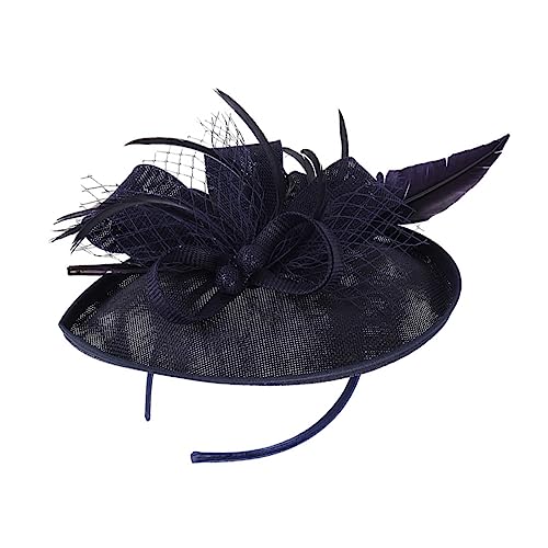 FOMIYES 1stk Mesh-stirnband Haarbänder Für Damenhaar Fascinator Stirnband Organza-hut Stirnbänder Für Damenhaar Fascinatoren Für Damen Schleier Mädchen Tischgesellschaft Jacke Leinenimitat von FOMIYES