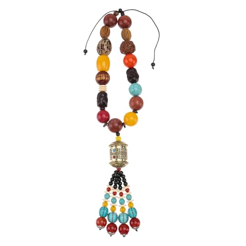 FOMIYES 1 Stück Retro Buddha Armband Auto Hängedekoration Farbenfrohe Armkette Vielseitiges Pendant für Autos Tägliches von FOMIYES