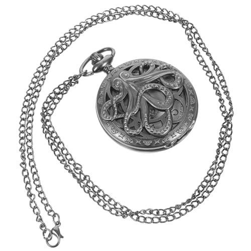 FOMIYES 1 Stück Retro Taschenuhr Quarz Uhr mit Scharnierdeckel Tragbar Leicht Perfektes für Familie Freunde Nostalgisches Design für Besondere Anlässe von FOMIYES