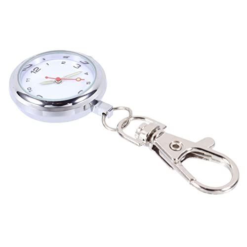 FOMIYES Krankenschwester-taschenuhr Mit Quarz- Schlüsselanhänger-Clip Großem Praktisch Und Langlebig Für Herren von FOMIYES