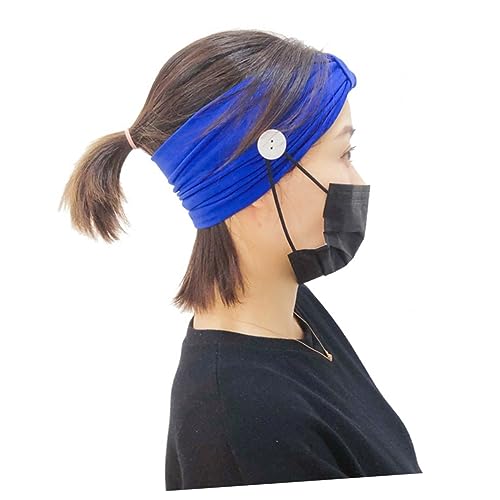 FOMIYES 1 Stück Sport-haarband Maskenbefestigung Stirnband Yoga Strick-kopfbedeckung Gesichtsschutz Haarbänder Bequemer Stoff Für Den Täglichen Gebrauch Und Den Außenbereich von FOMIYES