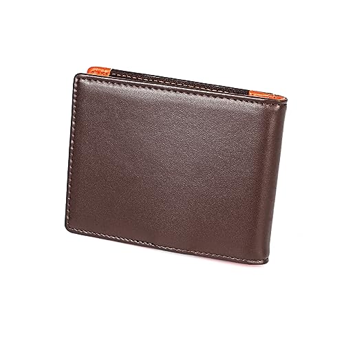FOMIYES 1 Stück Ultrathin RFID Herren Geldbörse Echtem Billfold mit Münzfach Kartenhalter für FOMIYES 1 Stück Ultrathin RFID Herren Geldbörse Echtem Billfold mit Münzfach Kartenhalter für von FOMIYES