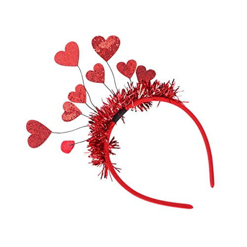 FOMIYES 1stk Valentinstag Stirnband Kopfbedeckung Zum Valentinstag Alien-stirnband Valentinsgruß- Haar- Accessoires. Haarband Aus Pailletten Amor-stirnband Filzstoff Kleidung Schal Kind von FOMIYES