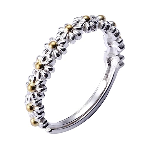 FOMIYES 1 Stück Verstellbarer Damenring im Süßen Stil Chic Daisy Ring Langlebigem Material für und Passend zu Kleidungsstilen von FOMIYES