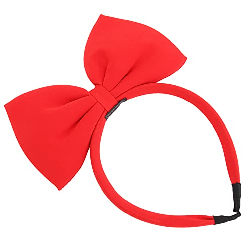 FOMIYES Kinder Haarbügel 1 Stücke Bowknot Stirnb?nder ? Hairuhoop Elastische Cosplay Kostüm Headwear Hair Hoops Mit Big Bow Für M? (Rot) Bowknot Kikis Kleiner Lieferservice von FOMIYES