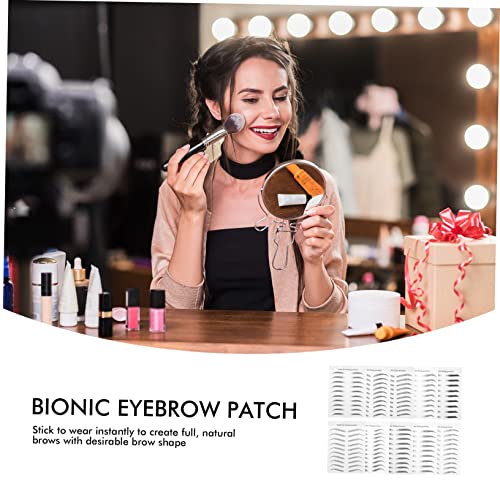 FOMIYES 10 Blatt Augenbrauen Aufkleber Natürliche Haarähnliche Temporäre Brauen Tattoos Schnelle Anwendung für Dünne Brauen und Makeup Zubehör von FOMIYES
