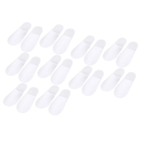 FOMIYES 10 Paare Einweg hausschuhe Rutschfest Gästehausschuhe Atmungsaktiv Leicht Spa Slipper für Damen und Herren Portable Hotel Wellness slipper von FOMIYES