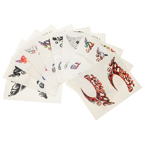 FOMIYES 10 Paare Temporäre Augen Make Up Sticker Lidschatten Eyeliner Aufkleber Selbstklebend Wasserfest für Halloween Make Up Cosplay Festivals und Alltag Einfaches Anbringen für FOMIYES 10 Paare Temporäre Augen Make Up Sticker Lidschatten Eyeliner Aufkleber Selbstklebend Wasserfest für Halloween Make Up Cosplay Festivals und Alltag Einfaches Anbringen für von FOMIYES