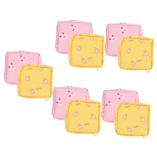 FOMIYES 10 STK Aufbewahrungsbeutel für Damenbinden Reisetasche für Damen Behälter für Menstruationspads Makeup Tasche Kosmetiktasche tragbare Periodentasche Tasche für Menstruationsbinden von FOMIYES