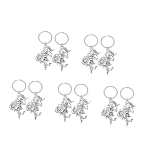 FOMIYES 10 Stck. Western Schlüsselanhänger aus Langlebiger mit Cowboyhut Cowboystiefeln und Pferdemotiv Vielseitig als Schlüssel oder Taschenanhänger für Auto und Rucksack Geeignet von FOMIYES