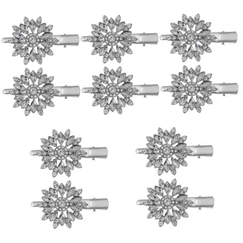 FOMIYES 10 Stk Entenschnabel-Haarspange Mädchen Haarnadel Haarklammer Haarspangen kopfschmuck Haarnadeln mit Strasssteinen All-Match-Haarnadel Haarschmuck für Mädchen wild Kopfbedeckung von FOMIYES