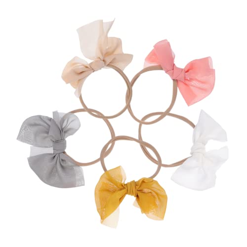 FOMIYES 10 Stk Stirnband Haarringe für Kinder Nylon-Haargummis baby haargummis haarschmuck Haarband baby stirnbänder Baby-Haargummi Kopfschmuck für Kinder Mädchen Kopfbedeckung Kleinkind von FOMIYES