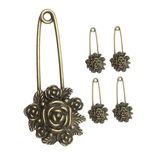 FOMIYES 10stücke Blumen Broschenclips Kleidung Verschluss Schalclips Pulloverclips Sicherheitsnadeln Für Damen Pullover Strickjacken von FOMIYES