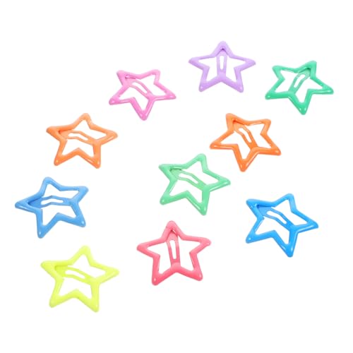 FOMIYES 10 Stück Haarnadel-kopfbedeckung Für Clips Zinke Haarspangen Schnappen Haarschmuck Für Babys Bunt Haarklammern Funkelnd Styling Klein Mit Metall von FOMIYES