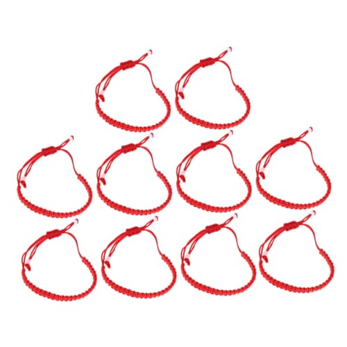 FOMIYES 10 Stück Handgewebtes Armband Teilig Verstellbar Dekorative Schnurarmbänder Freundschaftlich für Männer Frauen Langlebig Einzigartiges Design Perfektes von FOMIYES